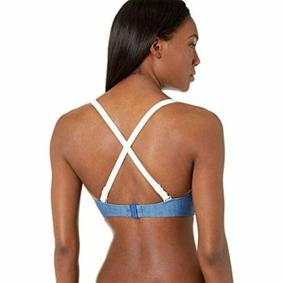 Seafolly  Bikini Top Blue  Block Party‎ - Picture 4 of 6